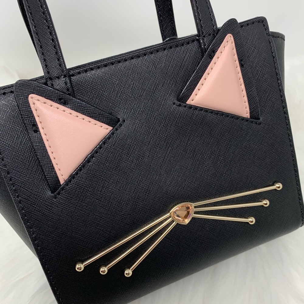 Kate Spade Jazz Things Up Cat Mini Hayden Black - Picture 1 of 8